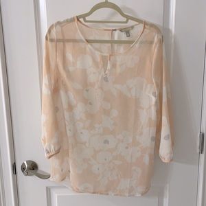 Banana Republic, size M sheer blouse